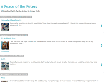 Tablet Screenshot of peaceofthepeters.blogspot.com