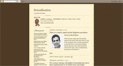 Desktop Screenshot of detaxification.blogspot.com