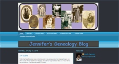 Desktop Screenshot of jennifergenealogy.blogspot.com