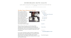 Desktop Screenshot of homemadebathsalts.blogspot.com