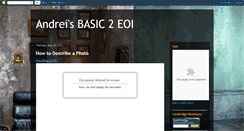 Desktop Screenshot of basic2eoi.blogspot.com