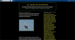 Desktop Screenshot of elarteesplastico.blogspot.com