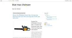 Desktop Screenshot of bestofbluemaxchainsawreview.blogspot.com