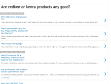 Tablet Screenshot of kenra-products.blogspot.com