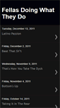 Mobile Screenshot of fellasdoingwhattheydo.blogspot.com