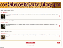 Tablet Screenshot of costalerosdelarte.blogspot.com