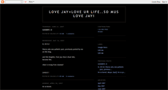 Desktop Screenshot of i-love-jay.blogspot.com