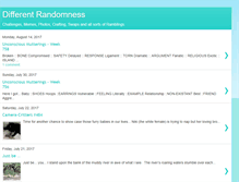 Tablet Screenshot of differentrandomness.blogspot.com