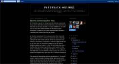 Desktop Screenshot of paperbackmusingschicago.blogspot.com