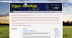 Desktop Screenshot of dreamjobsnow.blogspot.com