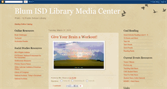 Desktop Screenshot of blumlibrary.blogspot.com