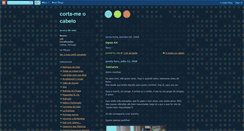 Desktop Screenshot of cortameocabelo.blogspot.com