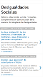 Mobile Screenshot of desigualdadessociales-generoclasetnia.blogspot.com