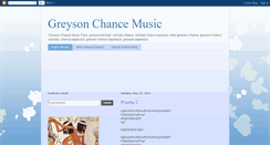 Desktop Screenshot of greysonchance-musicfans.blogspot.com