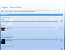 Tablet Screenshot of greysonchance-musicfans.blogspot.com