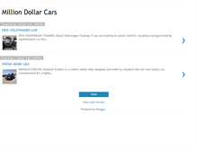 Tablet Screenshot of milliondollarrides.blogspot.com