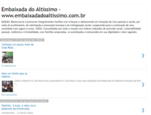 Tablet Screenshot of embaixadadoaltissimo.blogspot.com