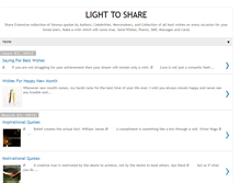 Tablet Screenshot of lighttoshare.blogspot.com