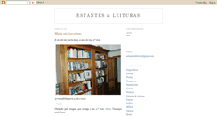 Desktop Screenshot of estantes-e-leituras.blogspot.com