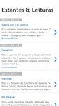 Mobile Screenshot of estantes-e-leituras.blogspot.com