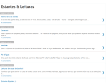 Tablet Screenshot of estantes-e-leituras.blogspot.com