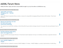 Tablet Screenshot of ebxmlforum.blogspot.com
