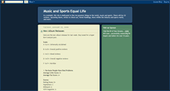 Desktop Screenshot of musicandsportsequallife.blogspot.com