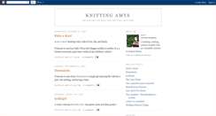 Desktop Screenshot of knittingamys.blogspot.com