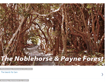 Tablet Screenshot of noblehorseforest.blogspot.com