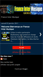 Mobile Screenshot of franceintermusique.blogspot.com