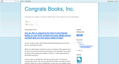 Desktop Screenshot of congratsbooks.blogspot.com