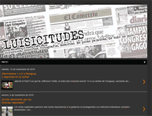 Tablet Screenshot of luisicitudes.blogspot.com