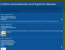 Tablet Screenshot of conflictosambientalesvalpo.blogspot.com