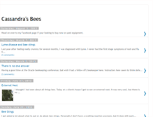 Tablet Screenshot of cassandrasbees.blogspot.com