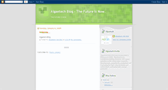 Desktop Screenshot of algaetechgroup.blogspot.com