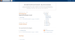 Desktop Screenshot of northwesternbloggers.blogspot.com