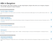 Tablet Screenshot of mba-in-bangalore.blogspot.com