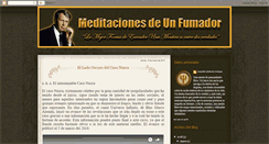 Desktop Screenshot of meditacionesdeunfumador.blogspot.com