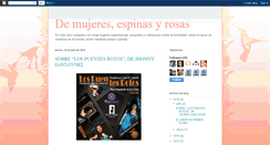 Desktop Screenshot of mujeresespinasyrosas.blogspot.com