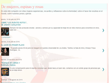 Tablet Screenshot of mujeresespinasyrosas.blogspot.com