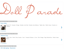 Tablet Screenshot of dollparade.blogspot.com