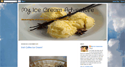 Desktop Screenshot of myicecreamadventure.blogspot.com