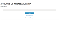 Tablet Screenshot of ambassadorbsdr.blogspot.com