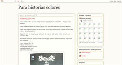 Desktop Screenshot of historias-colores.blogspot.com