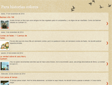 Tablet Screenshot of historias-colores.blogspot.com