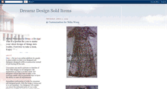 Desktop Screenshot of dreamzdesignsolditems.blogspot.com