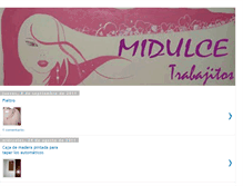 Tablet Screenshot of midulcetrabajitos.blogspot.com