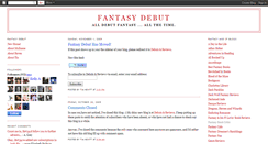 Desktop Screenshot of fantasydebut.blogspot.com