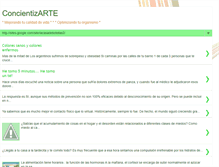 Tablet Screenshot of con100tizarte.blogspot.com