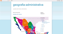 Desktop Screenshot of geografia-administrativa.blogspot.com